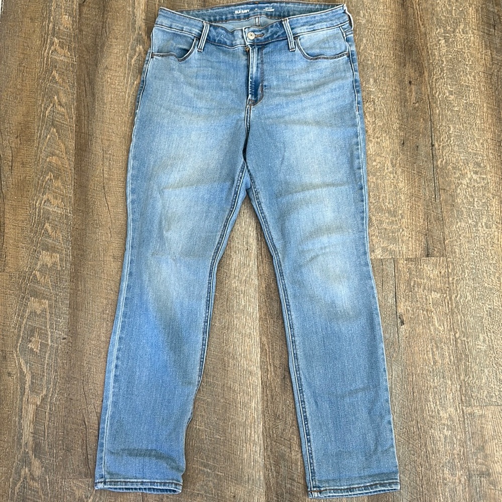 Size 12P Old Navy High Rise straight jeans